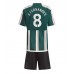 Manchester United Bruno Fernandes #8 Barnkläder Borta matchtröja till baby 2023-24 Kortärmad (+ Korta byxor) Billigt